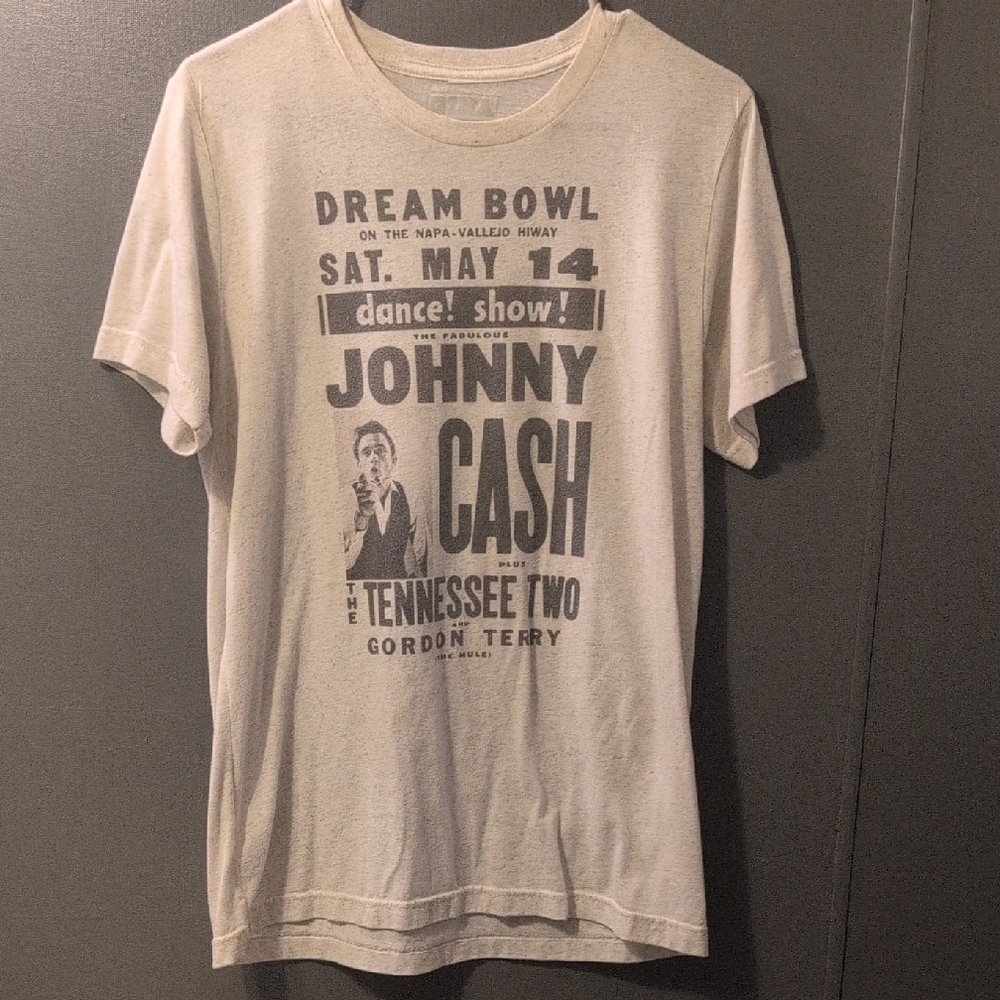 Johnny Cash Graphic Womens T-Shirt